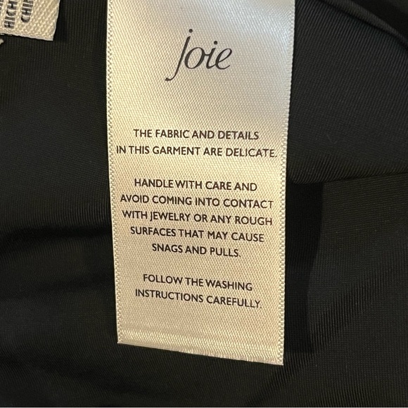 Joie Black Faux Leather Pants Size Large NWT - Picture 10 of 13